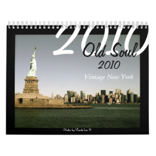 Calendrier Mural Vieille âme 2010 New York vintage (ed fané de