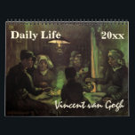 Calendrier Mural Vincent van Gogh People et Daily Life Fine Art<br><div class="desc">13 célèbres peintures d'art du post impressionnisme Vincent van Gogh figurent dans ce calendrier de 12 mois. Janvier - Deux paysans creuser (après Millet) Février - Deux amants (Fragment) Mars - Le Sower Avril - Entrée du Parc Public à Arles Mai - Premières étapes (après Millet) Juin - Portrait du...</div>