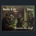 Calendrier Mural Vincent van Gogh People et Daily Life Fine Art<br><div class="desc">13 célèbres peintures d'art du post impressionnisme Vincent van Gogh figurent dans ce calendrier de 12 mois. Janvier - Deux paysans creuser (après Millet) Février - Deux amants (Fragment) Mars - Le Sower Avril - Entrée du Parc Public à Arles Mai - Premières étapes (après Millet) Juin - Portrait du...</div>