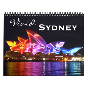 Calendrier Mural Vivid Sydney 2026