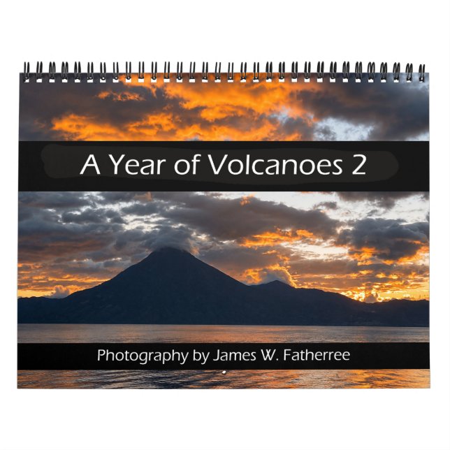 Calendrier mural Volcans 2 par J. Fatherree (Protection)