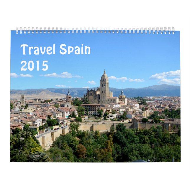 Calendrier Mural Voyage Espagne 2015 (Protection)