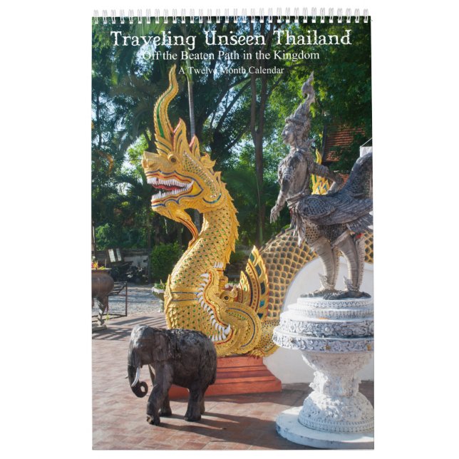 Calendrier Mural Voyager en Thaïlande invisible (Protection)