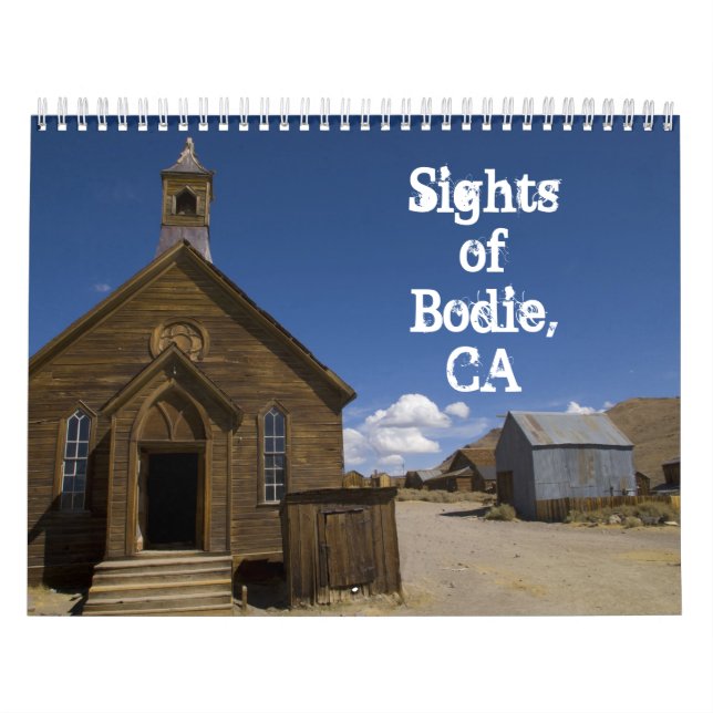 Calendrier Mural Vue de Bodie (Protection)