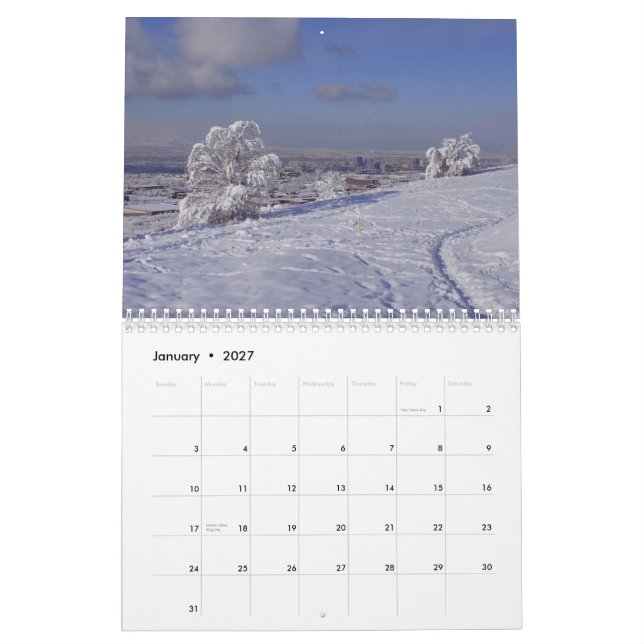 Calendrier Mural Vues de Salt Lake City - 2014 (Jan 2027)