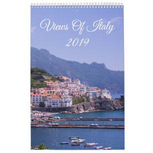 Calendrier Mural Vues d'Italie
