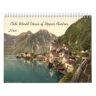 Calendrier Mural Vues du monde antique de Haute-Autriche