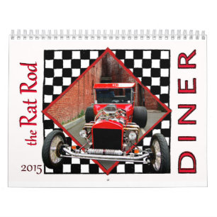 Calendrier Mural Wagon-restaurant de Rod de rat