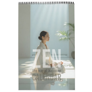 Calendrier mural zen minimaliste