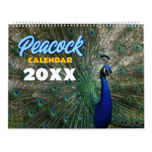 Calendrier Murale Photo Paon 2027