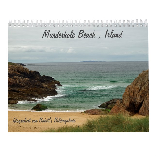 Calendrier Murderhole Beach, Irlande (Dos)