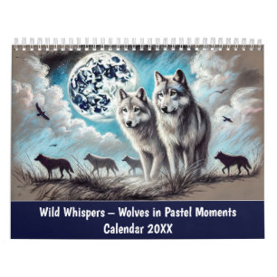 Calendrier Murmurations Sauvages – Loups dans des Moments Pas