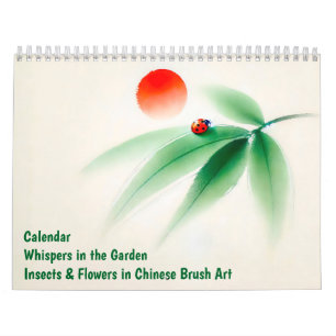 Calendrier Murmures dans le jardin – Insectes et fleurs en Ch