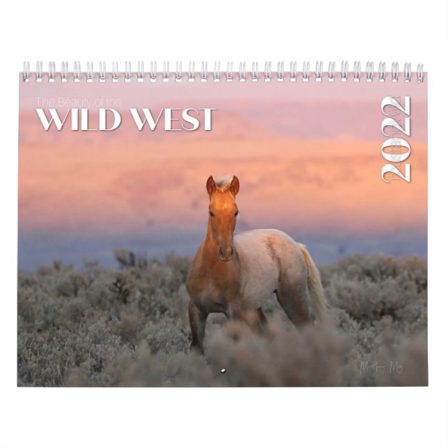 Calendrier MustangWild 2022 - Ouest sauvage  (Protection)