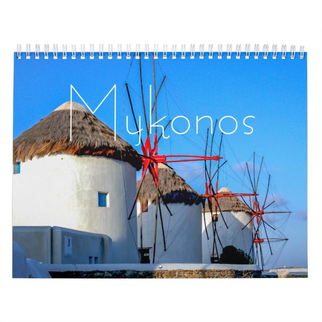 Calendrier Mykonos (Protection)