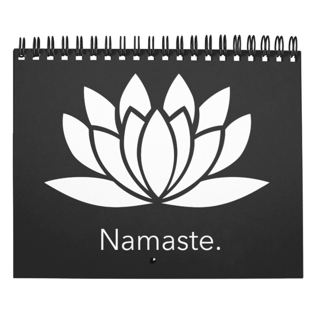 Calendrier Namaste avec Fleur de Lotus Spirituelle (Protection)