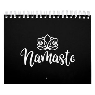 Calendrier Namaste Lotus Design Pour Les Amateurs De Yoga