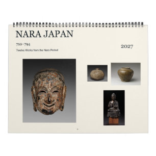 Calendrier Nara Japon 710–794 Douze œuvres d'art 2027