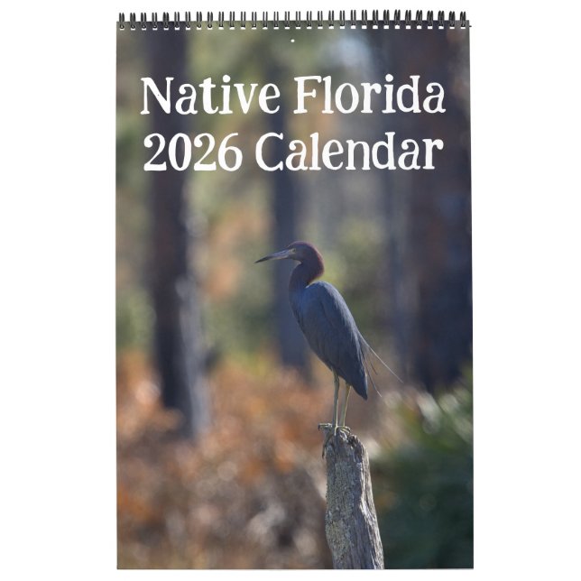 Calendrier Native Florida 2026 (Protection)