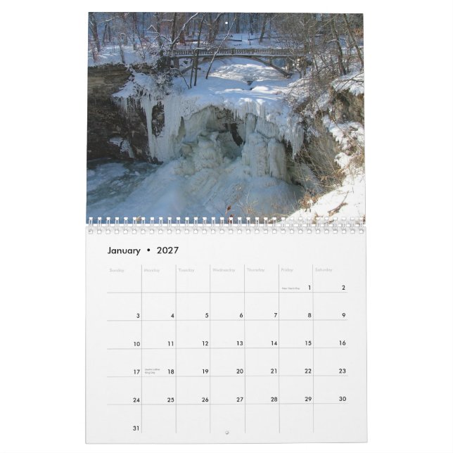 Calendrier Nature 2011 du Minnesota (Jan 2027)