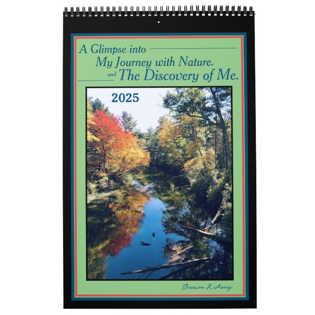 Calendrier naturel 2025 avec citations (Protection)