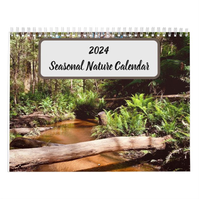 Calendrier naturel saisonnier 2024 (Protection)
