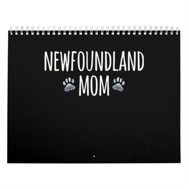 Calendrier Nefoundland dog | dolover paws givraws (Protection)