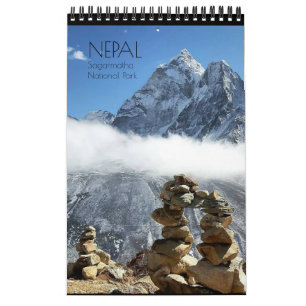 Calendrier Népal 2026 Calendrier, Sagarmatha / Everest Trek