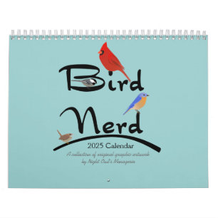 Calendrier Nerd d'oiseaux