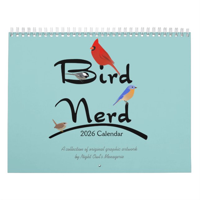 Calendrier Nerd d'oiseaux (Protection)