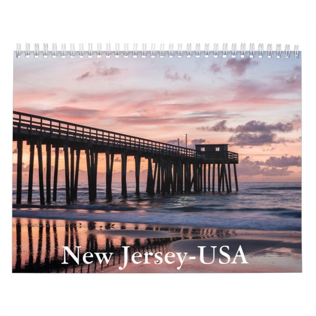 Calendrier New Jersey-USA (Protection)