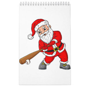 Calendrier Noël Santa Claus Baseball Pitcher Boys T Enfants