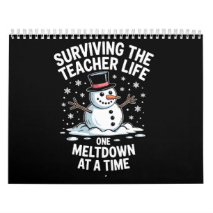 Calendrier Noël Surviving Teacher Life Effondrement de Noël