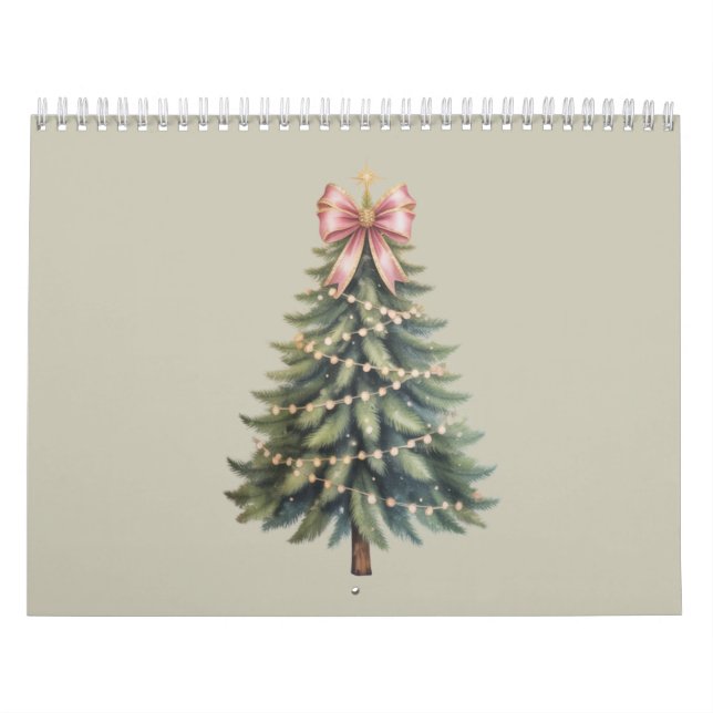 Calendrier Noeud de sapin de Noël Coquette Xmas (Protection)