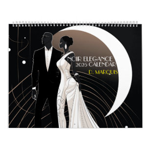 Calendrier NOIR ELEGANCE 2025
