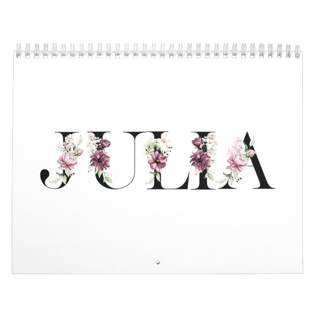 Calendrier Nom Julia (Protection)