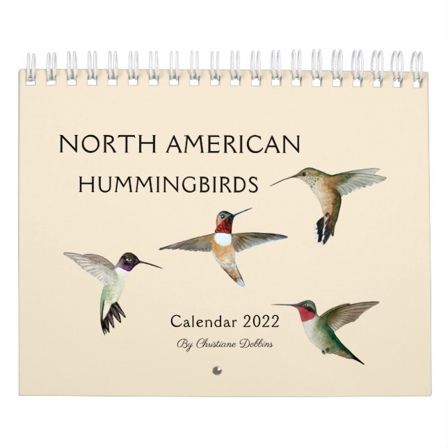 Calendrier nord-américain des colibris (Protection)
