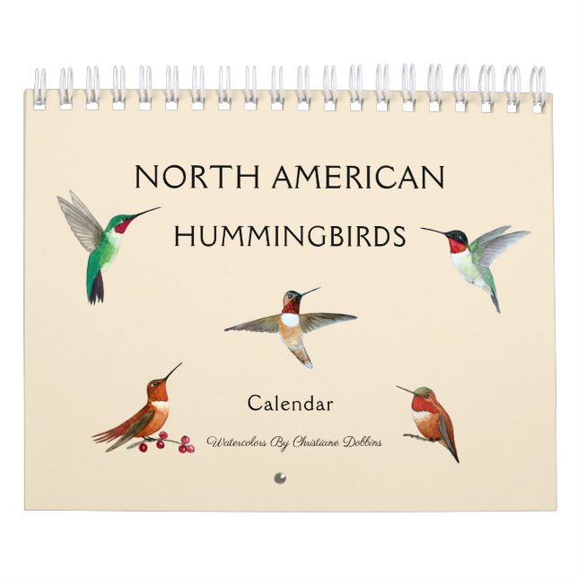 Calendrier nord-américain des colibris (Protection)