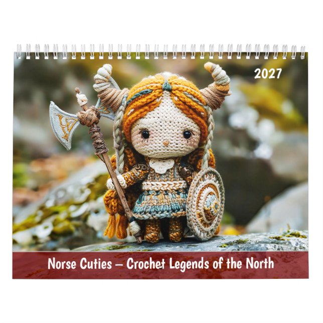 Calendrier Norse Cuties – Crochet Légendes du Nord (Protection)