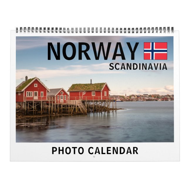 Calendrier Norvège Scandinave 2027 (Protection)