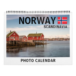 Calendrier Norvège Scandinavie 2026