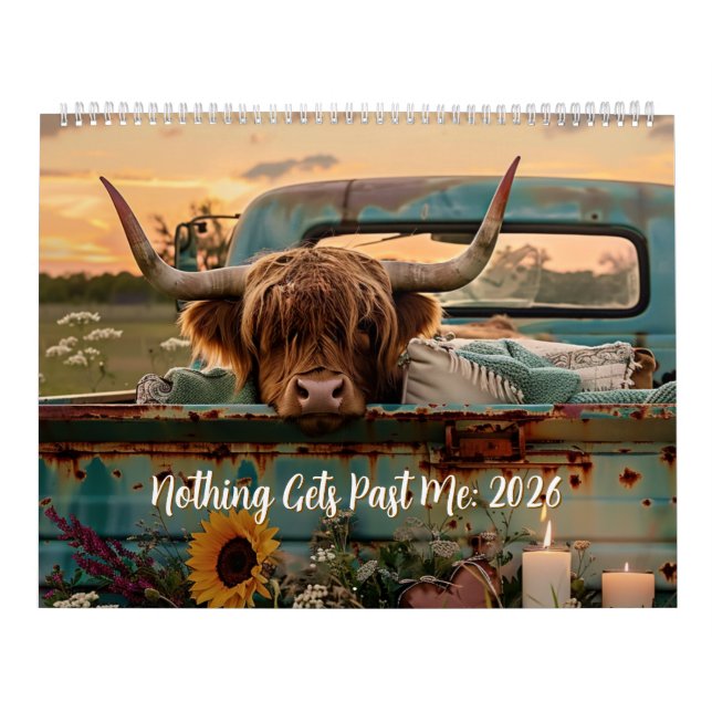 Calendrier Nothing Gets Past Me 2026  (Protection)