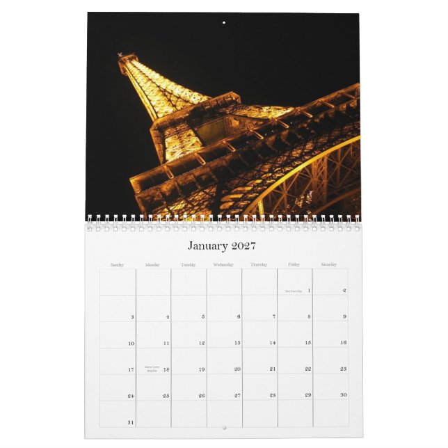 Calendrier Notre année (Jan 2027)