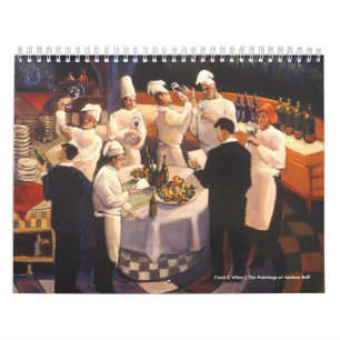 Calendrier Nourriture et vin   les peintures d'Andrea…