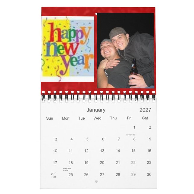 Calendrier Nouveau 2007 (Jan 2027)