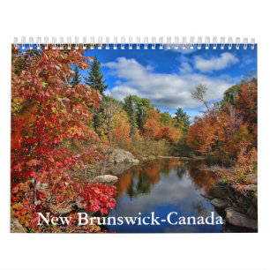 Calendrier Nouveau-Brunswick-Canada