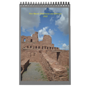 Calendrier Nouveau-Mexique Monuments et réserves