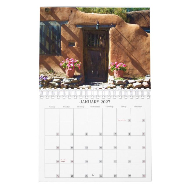 Calendrier Nouveau-Mexique Paysage (Jan 2027)
