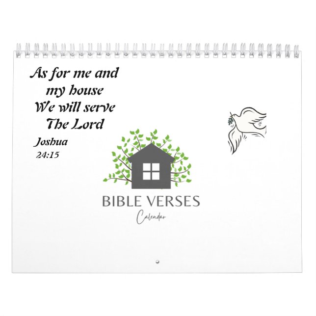 Calendrier NOUVEAUTÉ ! Versets de la Bible (Protection)