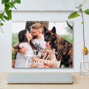 Calendrier Nouveaux chapitres Personnalisé 2026 Photo Couple